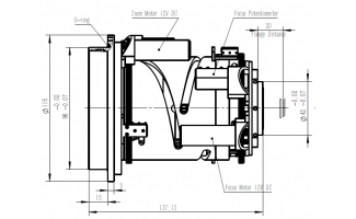 Зум-объективы от 15 до 100 мм f/1,4 для тепловизионной камеры LWIR